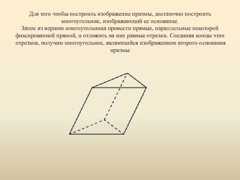 Основание призмы рисунок