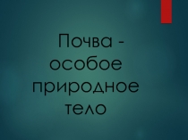 Презентация по географии на тему: Почва