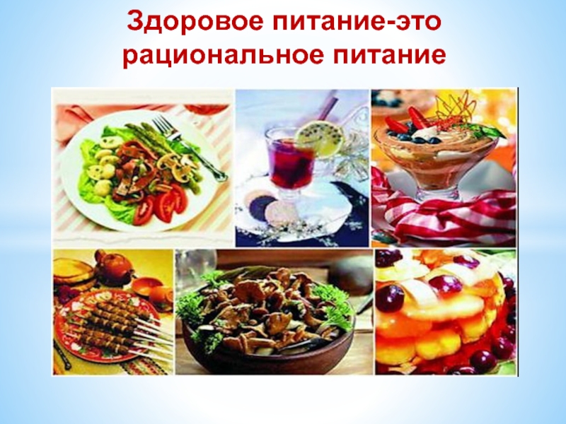 Презентация вкусная еда