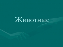 Презентация по окружающему миру на тему  Животные