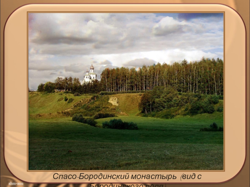 Спасо-Бородинский монастырь (вид с Бородинского поля)
