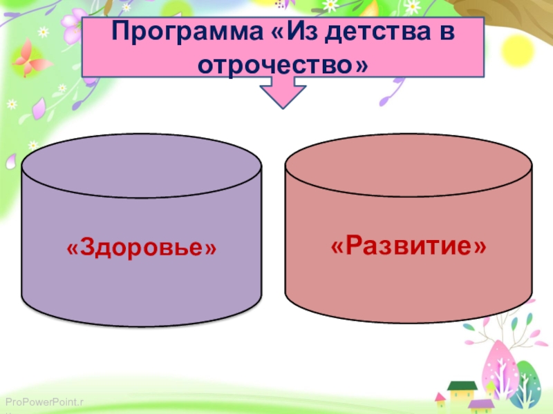 Из детства в отрочество программа дошкольного образования презентация