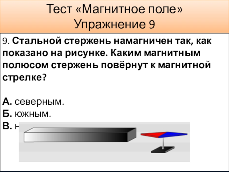 Какими магнитными полюсами образовано магнитное поле изображенное на рисунке