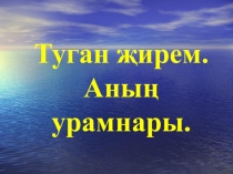 Презентация Туган җирем. Аның урамнары