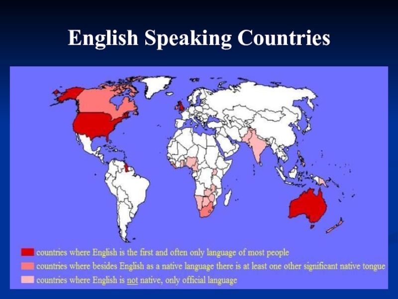 World best перевод. English speaking Countries. Карта English speaking Countries. English speaking Countries список. English-speaking Countries на карте мира.