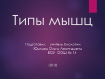 Презентация по теме : Мышцы. 8 класс