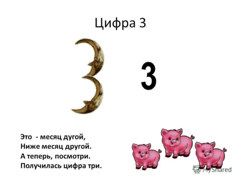 Число 3 цифра 3 презентация для дошкольников