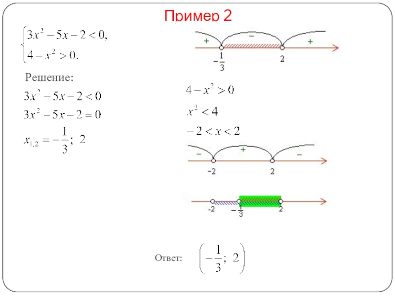 Решение систем квадратных неравенств презентация 8 класс