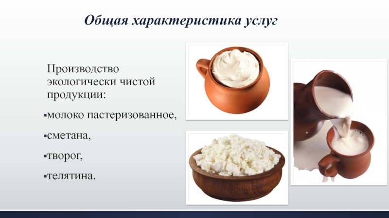 Бизнес план молочной продукции