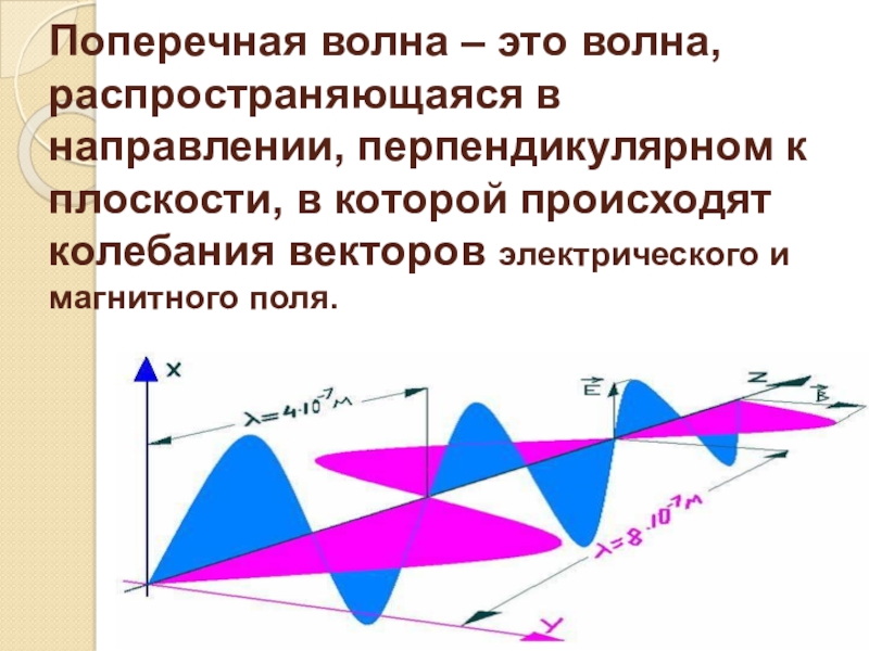 Поперечная волна рисунок