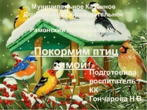Презентация Покормим птиц зимой