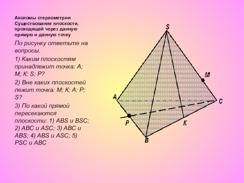 Какой плоскости принадлежит точка b