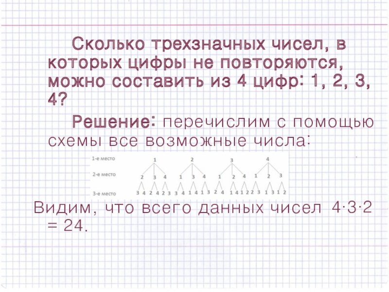 Сколько различных трехзначных чисел можно составить