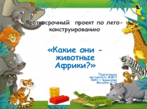 Презентация проекта по лего Нам на улице не страшно