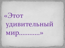 Презентация к уроку Этот удивительный мир фразеологизмов