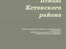 Птицы Кстовского района