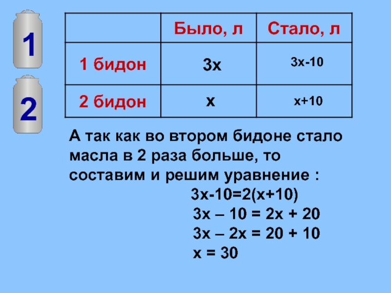 Решение уравнений с помощью уравнений 6 класс презентация