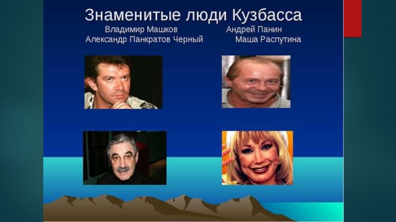 Знаменитые люди кемеровской области презентация