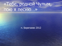 Презентация по литературе, урок внеклассного чтения, создание проекта природе родного края в стихах.