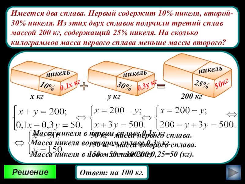 Третий масса. Имеется два сплава первый сплав содержит 10 никеля второй 30 никеля. Имеется 2 сплава первый содержит 10 никеля второй 30 никеля. Имеется два сплава первый содержит 10 никеля второй. Имеется два сплава первый сплав содержит 10% никеля.