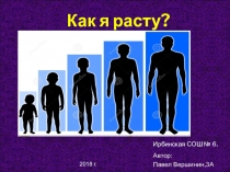 Презентация к проекту  Как я расту?