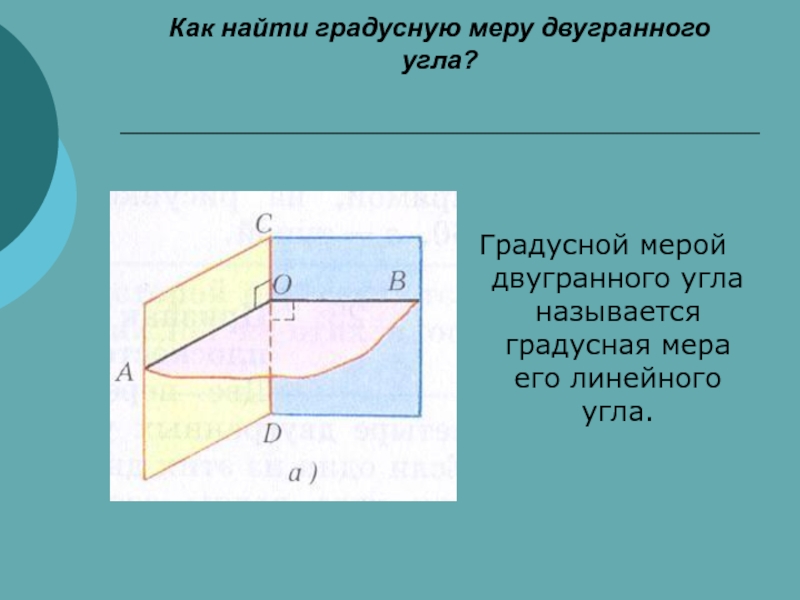 Линейный угол задачи