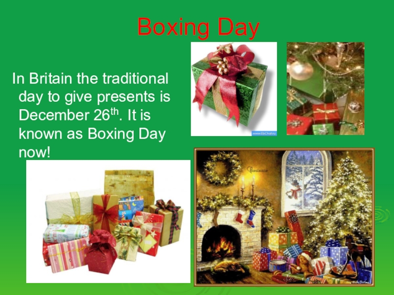 Boxing day в англии презентация