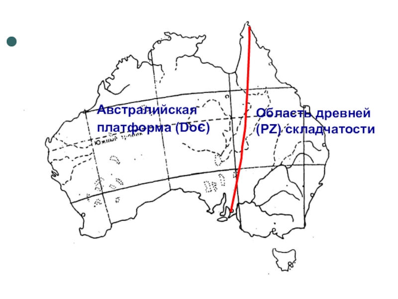 Щите древней платформы в рельефе австралии соответствует