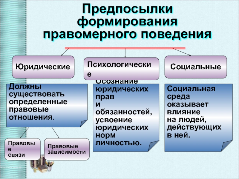 Виды правового поведения схема