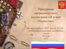 Выступление на семинаре в ГБОУ Школа №1246 в 2015 году