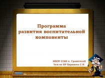 Презентация Программа развития воспитательной компоненты