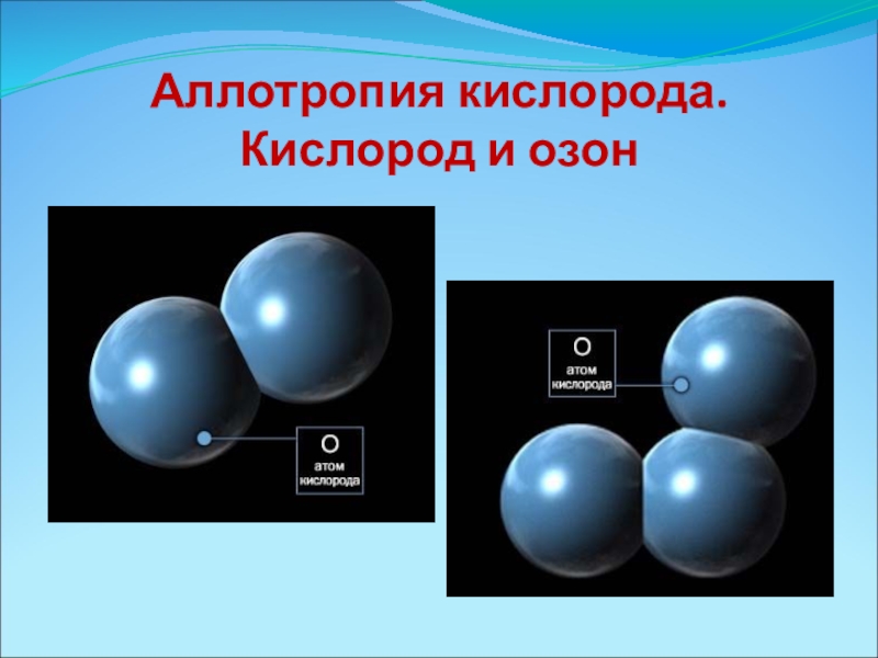 Озон химия 8 класс. Аллотропия кислорода и озона. Аллотропия кислорода. Кислород и Озон. Озон химия.