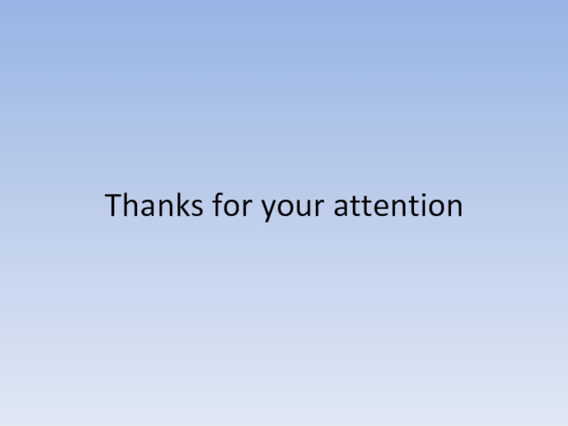 Thanks for your attention