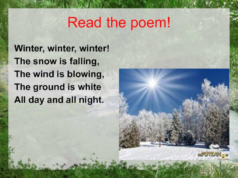 Идет снег по английски. Стих Winter на английском. The Snow is Falling стихотворение. Falling Snow стихотворение. It"s Winter стих.