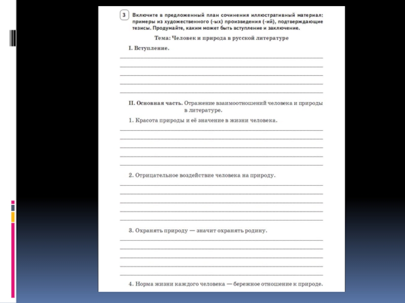 Образец сочинения по литературе 11 класс