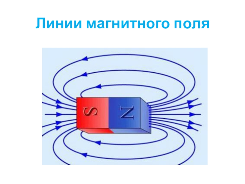 Рисунки магнитных линий