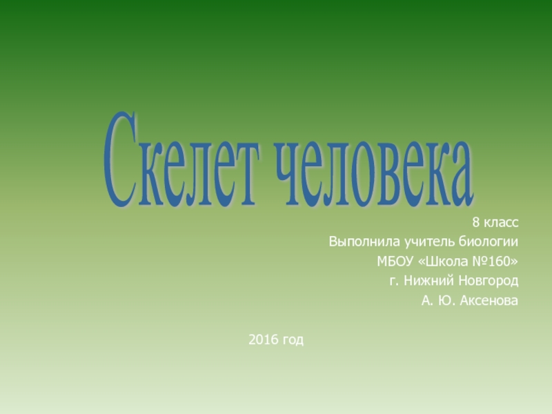 Презентация характеристика человека 8 класс презентация