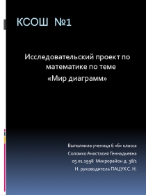 Мир диаграмм