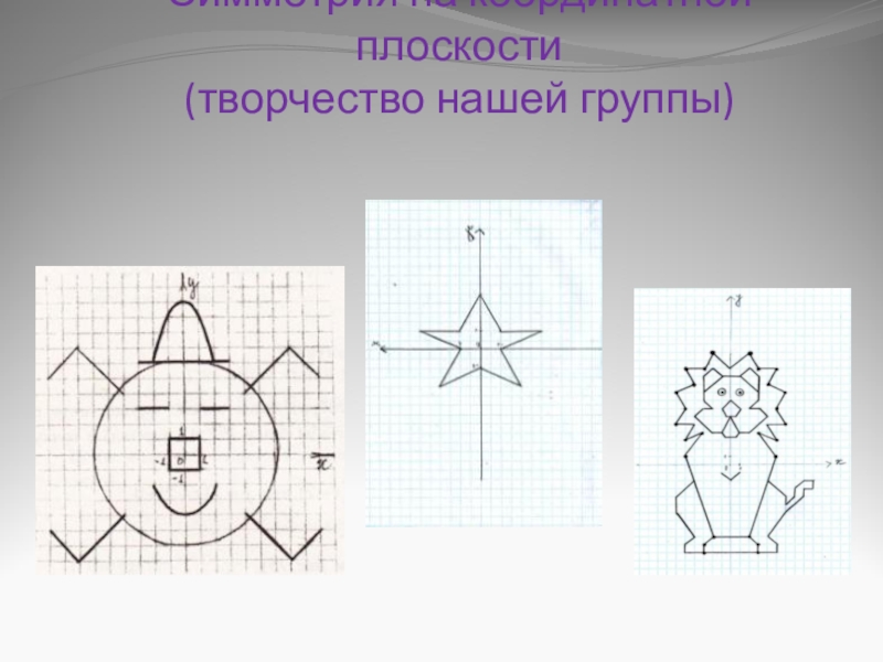 Рисунки с осью симметрии рисунки