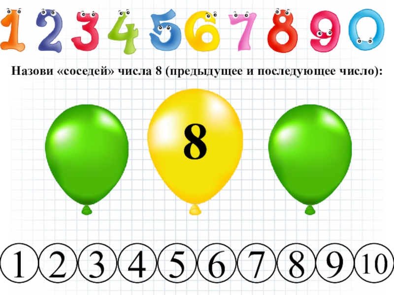 Презентация число 8 и цифра 8