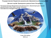 Презентация для детского сада на тему Роль воды в жизни человека