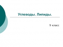 Презентация по биологии Углеводы 9 класс