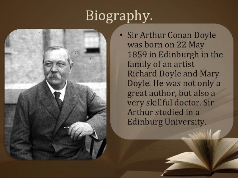 Conan doyle biography