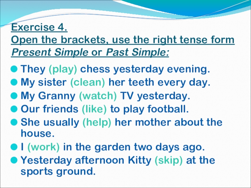 Open the brackets using. Present simple open the Brackets. Open the Brackets using past simple Tense. Open the Brackets use present simple present Continuous. Open the Brackets using present simple or present Continuous.