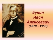 Презентация к уроку литературы на тему Бунин. Биография. Анализ произведения Цифры.