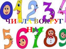 Презентация к уроку математике Числа вокруг нас 1класс