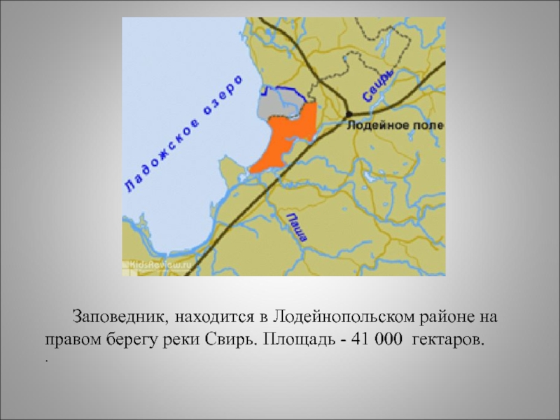 Заповедники ленинградской области проект