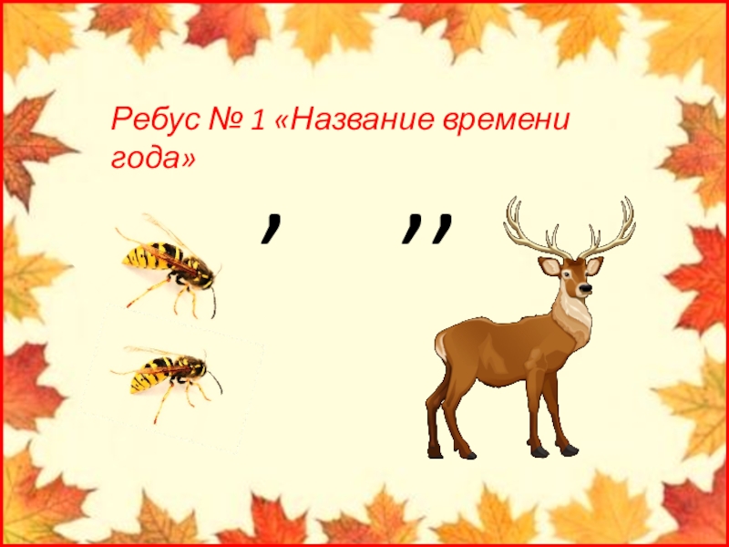 Ребусы природа презентация