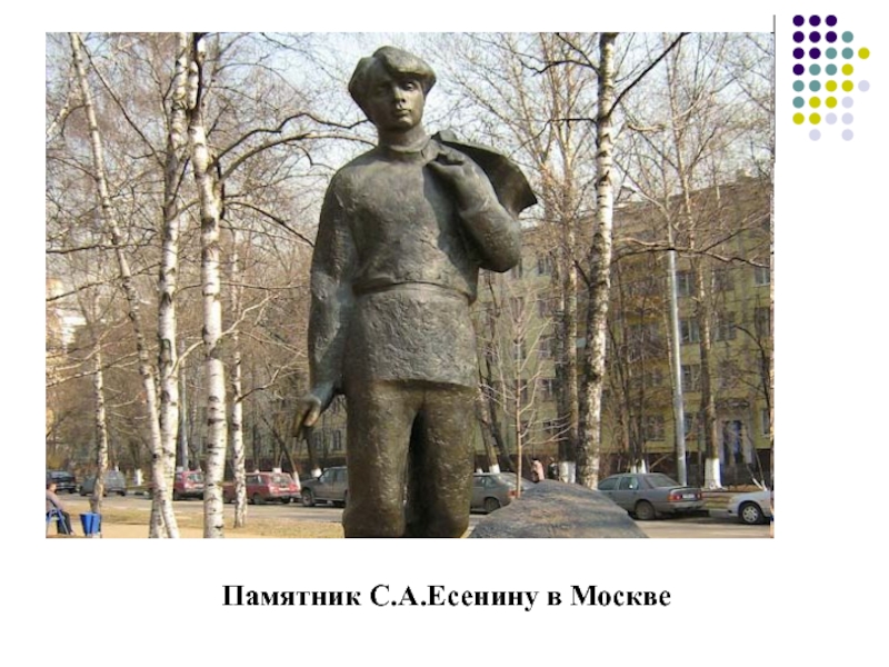 Памятник есенину в москве новый