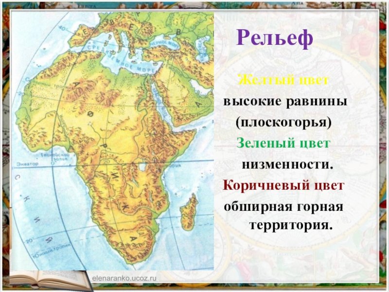 Преобладающий рельеф африки. Равнины Африки. Равнины Африки на карте. Рельеф Африки. Формы рельефа Африки.